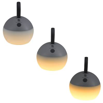 Lampe USB Recyclée / Moon+Light - Gris