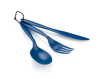 Tekk Cutlery Set Blue – Ensemble de couverts léger Bleu