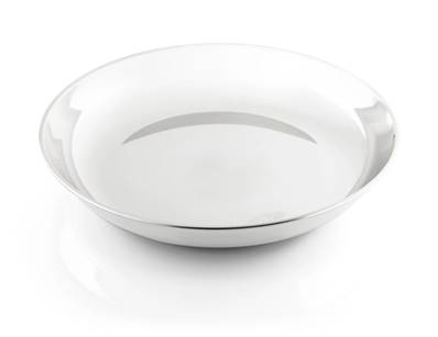 Glacier Stainless Deep Plate – Assiette inox 21,5 cm