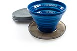 Collapsible java drip blue